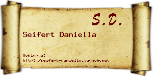 Seifert Daniella névjegykártya